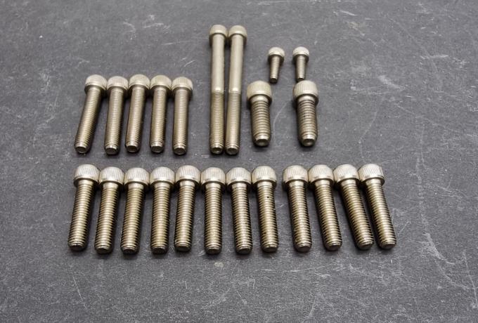Triumph 350/500cc Allen Screw / Cap Screw Engine Set 1969- 