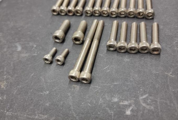Triumph 350/500cc Allen Screw / Cap Screw Engine Set 1969- 