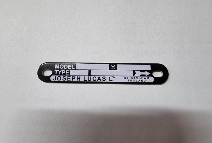 Name Tag. Black. Clockwise 2 Screws incl.