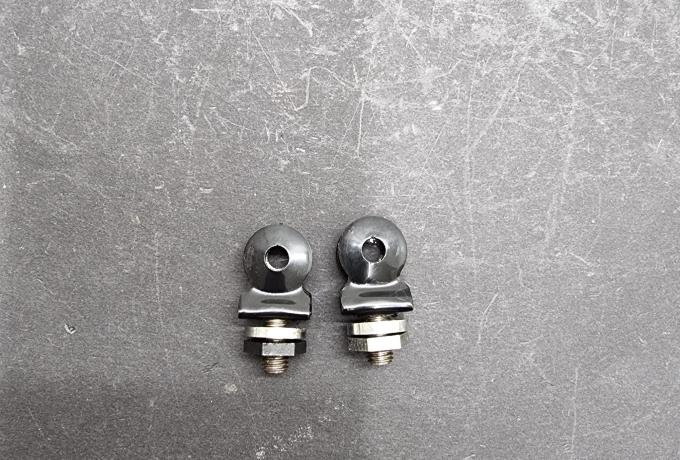Norton/Triumph/AMC Clip for Number Plate Mounting/Holder /Pair