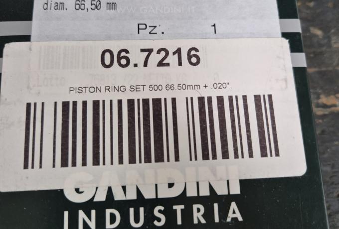 Norton Twin 500 cc Piston Ring Set +020