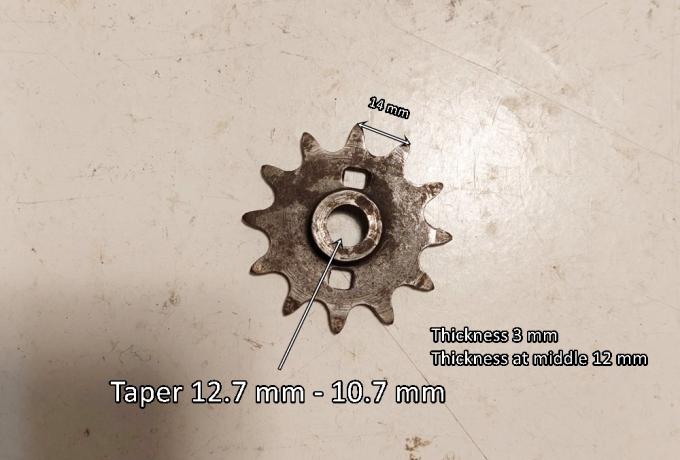 Magneto Drive Sprocket 12T. used 