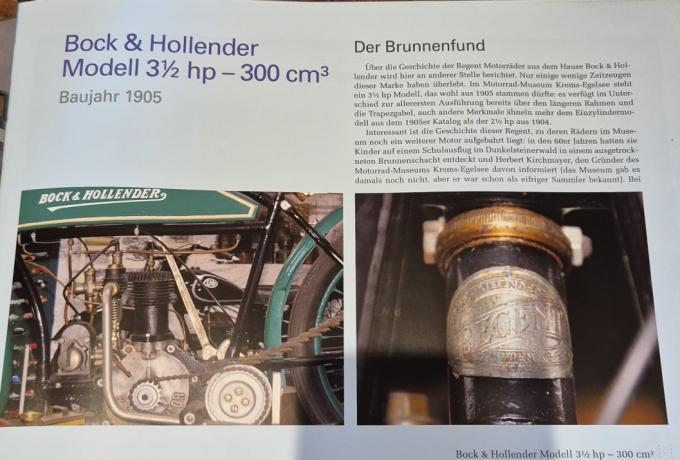 Bock & Hollender 1905 3 1/2 hp ca. 300 cc