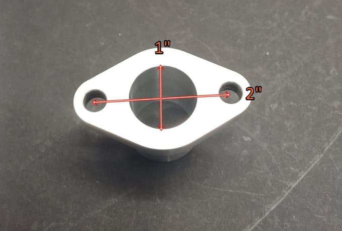 Amal Flansch Adapter 1" Bohrung 276 vor Monobloc