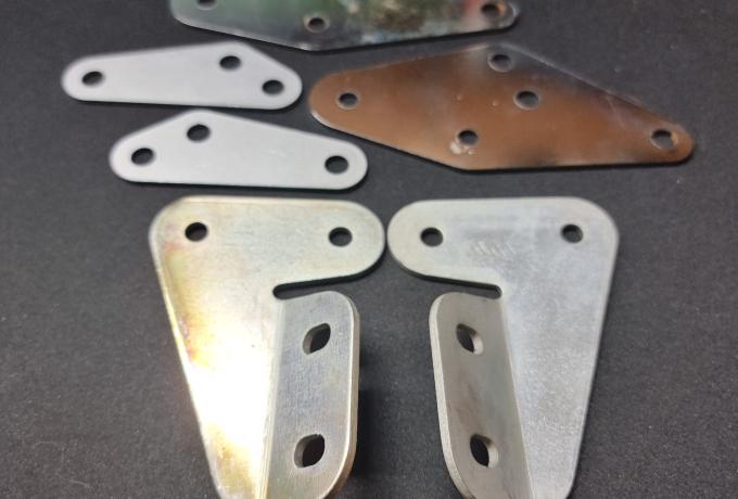 Norton Commando 850 MKIII Silencer Mounting Bracket Set 