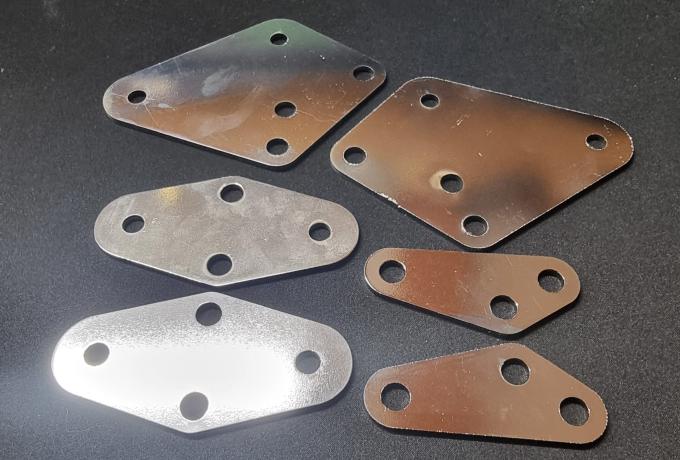 Norton Commando Silencer Mounting Bracket Set Chrome