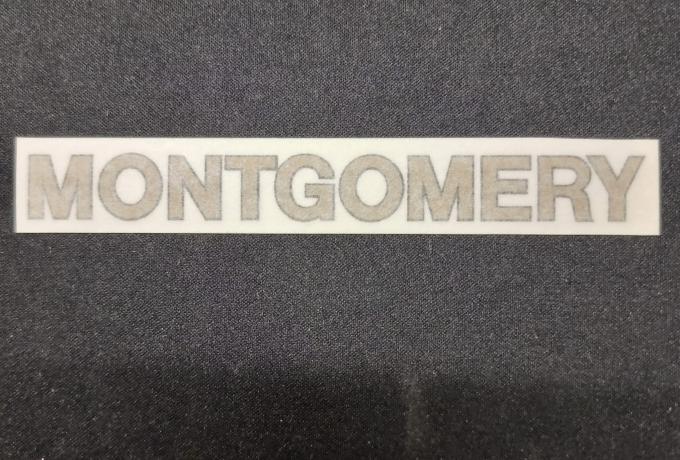 Montgomery Sticker / Vinyl Transfer for Tank
