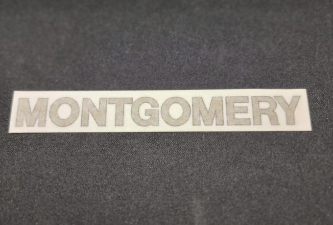 Montgomery Sticker / Vinyl Transfer for Tank