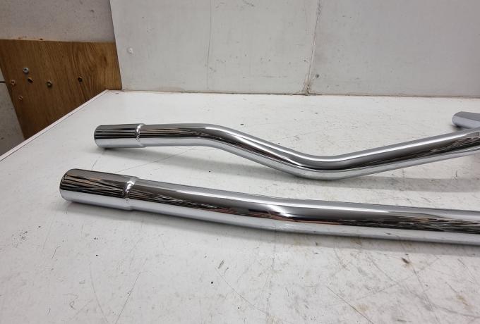 Triumph T150 Front Pipe Pair 1969/70