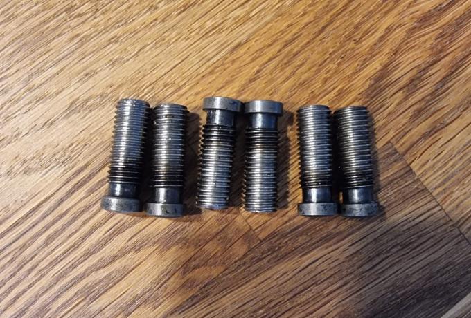 Triumph T150 Adjuster Set Mushroom Head UNF  24TPI 1968-1972