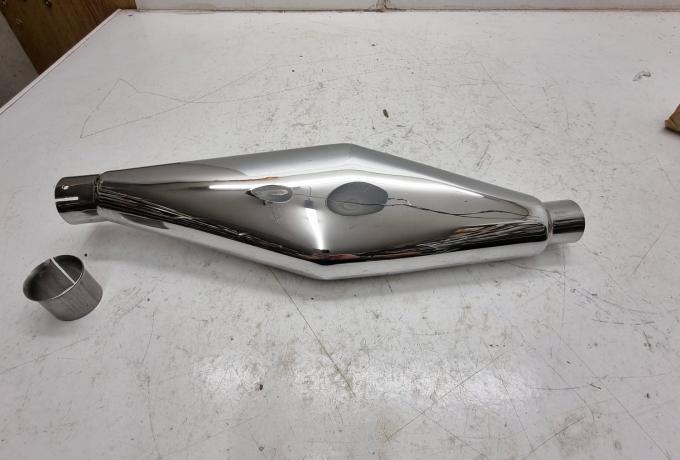 Triumph Tiger Cub Trials Silencer