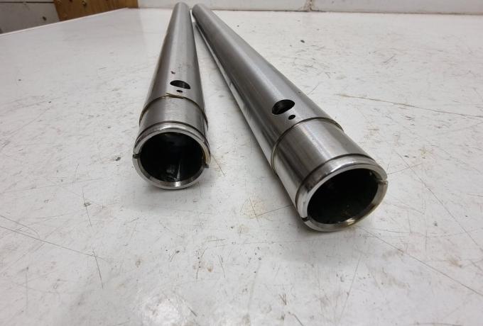 Norton Dominator / Short Road Holder Fork Stanchions not hard chromed