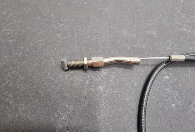 Velocette Cable. Exhaust Valve Lifter with Tube - Pear