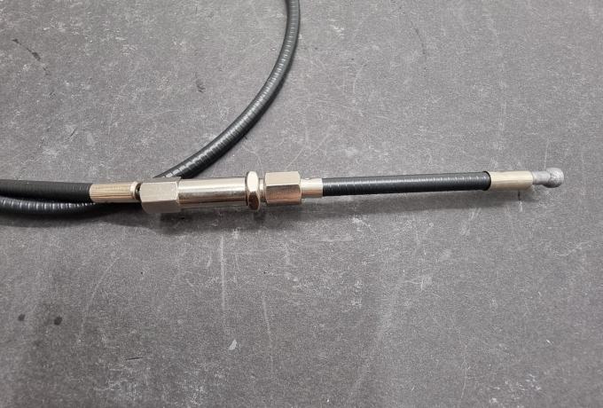 Velocette Cable. Exhaust Valve Lifter with Tube - Pear