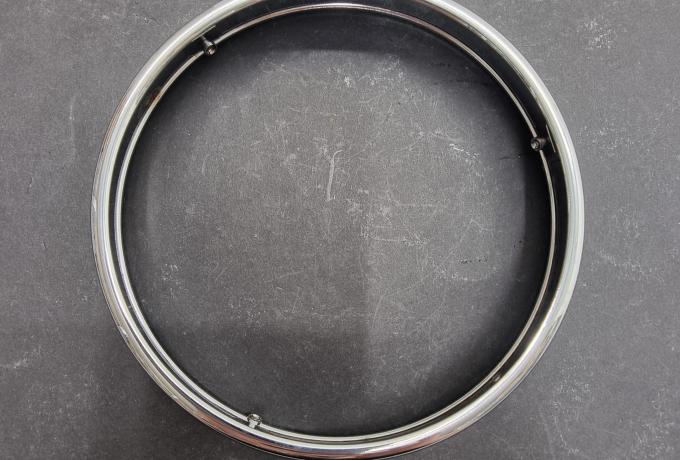 Headlight / Headlamp Rim SS49 Chrome 6.5" Lucas Replica