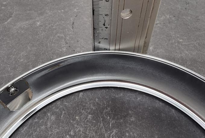 Headlight / Headlamp Rim SS49 Chrome 6.5" Lucas Replica