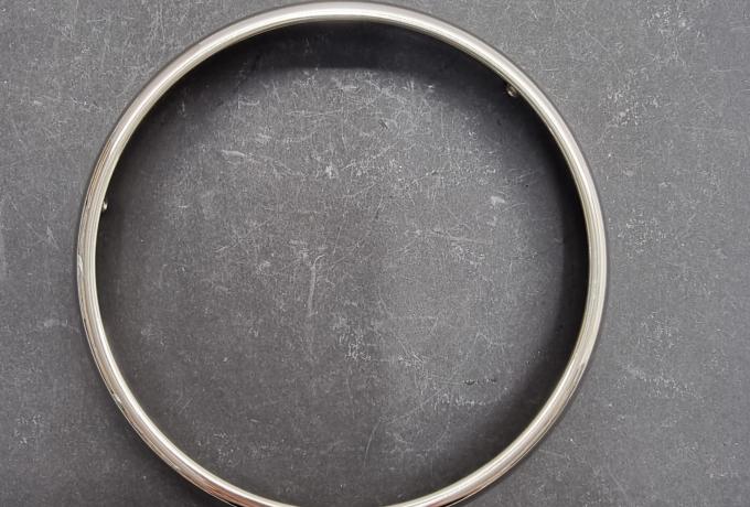 Headlight / Headlamp Rim HS49 Nickel 6.5" Lucas Replica