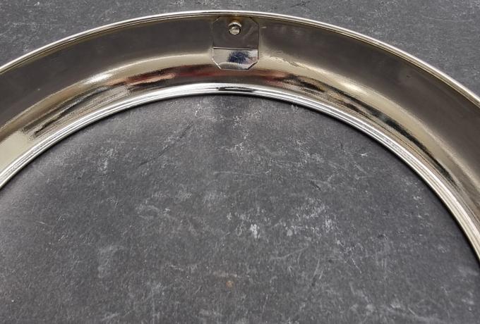 Headlight / Headlamp Rim HS49 Nickel 6.5" Lucas ReplicaHeadlight / Headlamp Rim HS49 Nickel 6.5" Lucas Replica