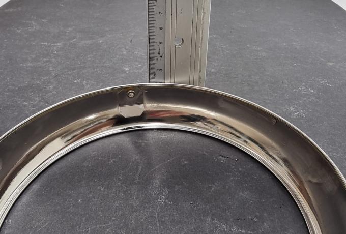 Headlight / Headlamp Rim HS49 Nickel 6.5" Lucas Replica