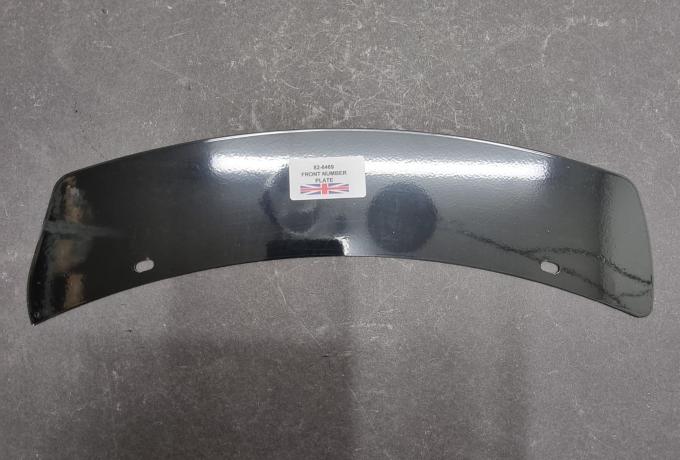 Triumph T20 3TA 5TA 6T Front Number Plate