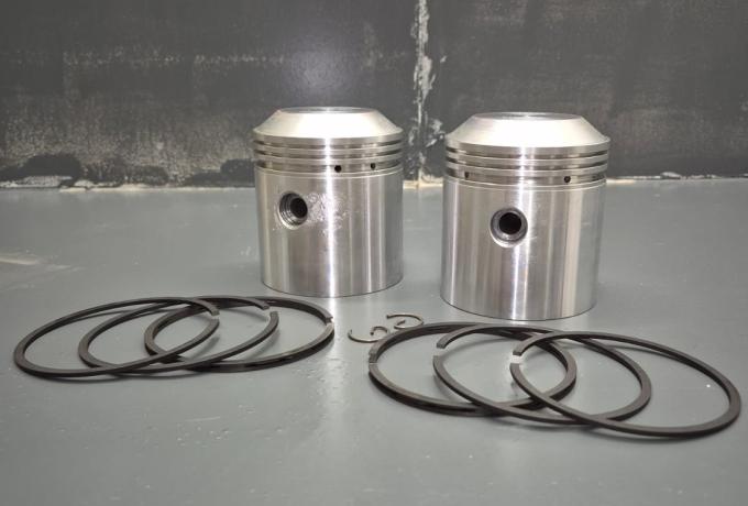 AJS Pistons V-Twin 996 cc 1928-30 Pair. M1. M2. R2. Standard, De Luxe STD