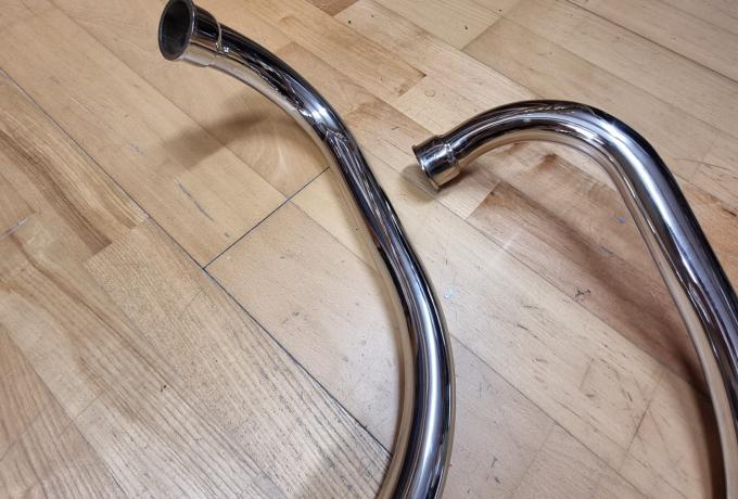 Norton Commando 750cc 850cc Exhaust Pipe Pair 