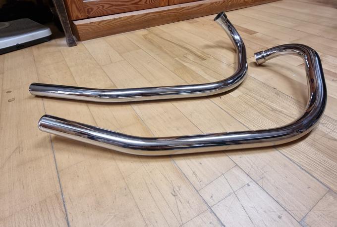 Norton Commando 750cc 850cc Exhaust Pipe Pair 