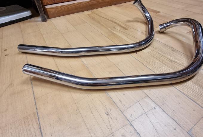 Norton Commando 750cc 850cc Exhaust Pipe Pair 