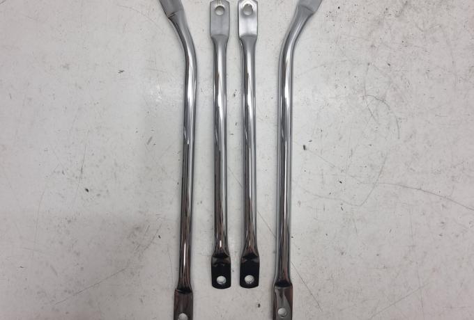 BSA A65 Front Mudguard Stay Set Chromed