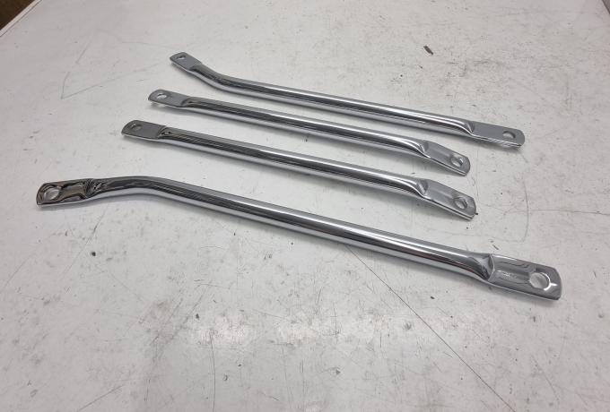 BSA A65 Front Mudguard Stay Set Chromed