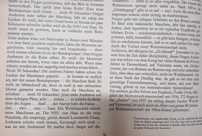 Junge, das ist Tempo. Rennmaschinen und ihre Meisterfahrer 1954