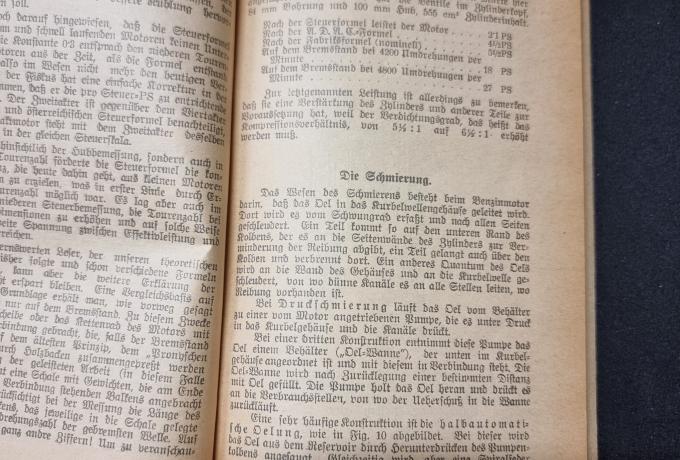 Das moderne Motorrad. seine Konstruktion und Behandlung. 1926