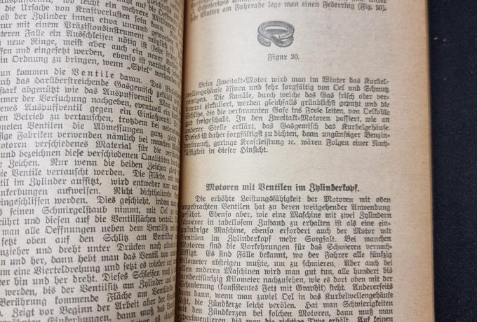 Das moderne Motorrad. seine Konstruktion und Behandlung. 1926
