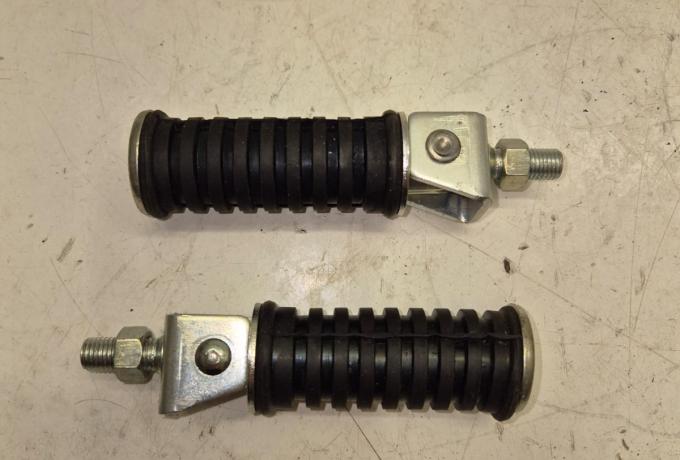 Trials Footrest Pair. Rear Folding Footrests