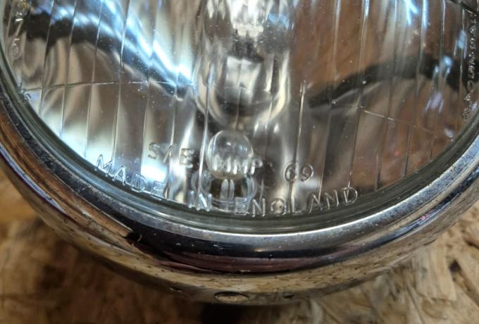 Lucas BSA. Triumph Headlight 6" Genuine used