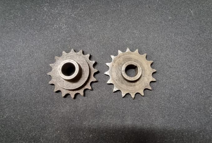 Norton Magneto Sprocket 16T. Pair used