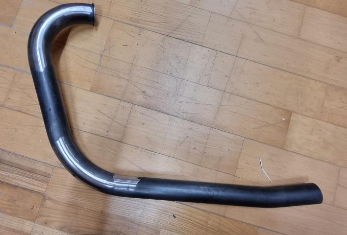 Sunbeam M9 Exhaust Pipe 1928-1930. 1 3/4" 44mm. Left Hand Side. Bore Metal