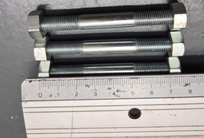 Universal Stud + Nuts AJS/Matchless 5/16" x 26 TPI 77 mm - 3 pieces