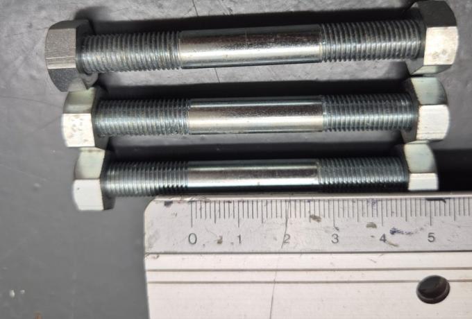 Universal Stud + Nuts AJS/Matchless 5/16" x 26 TPI 77 mm - 3 pieces