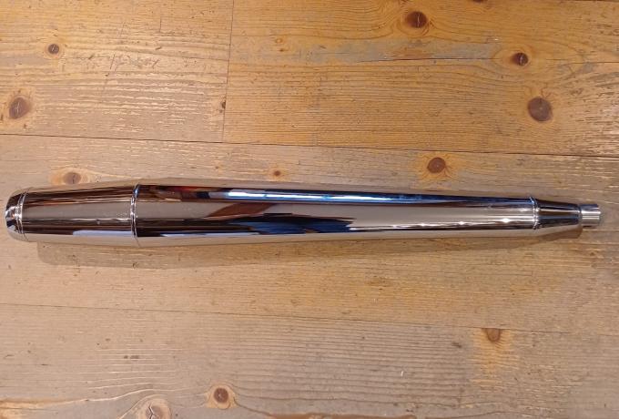 Triumph T140/TR7V 750 cc Silencer lhs. rhs universal 1 3/8"