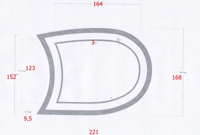 AJS Gold Lines Aufkleber Paar