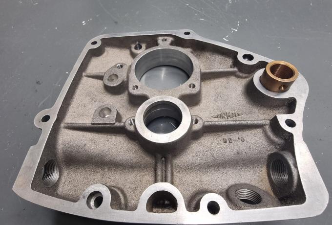 Velocette Gearbox End Cover Assembly / polished