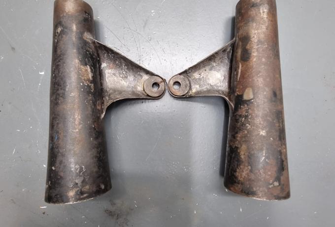 Ariel 350 500 Headlight / Headlamp Brackets Pair used