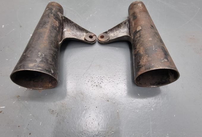 Ariel 350 500 Headlight / Headlamp Brackets Pair used