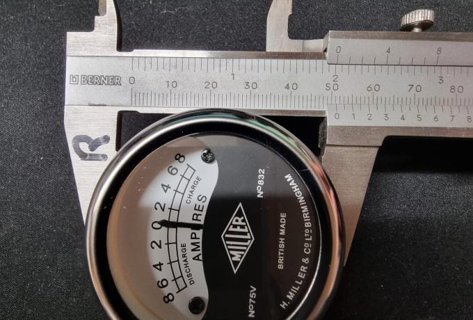Amperemeter Miller Nachbau 8-0-8 thin replica