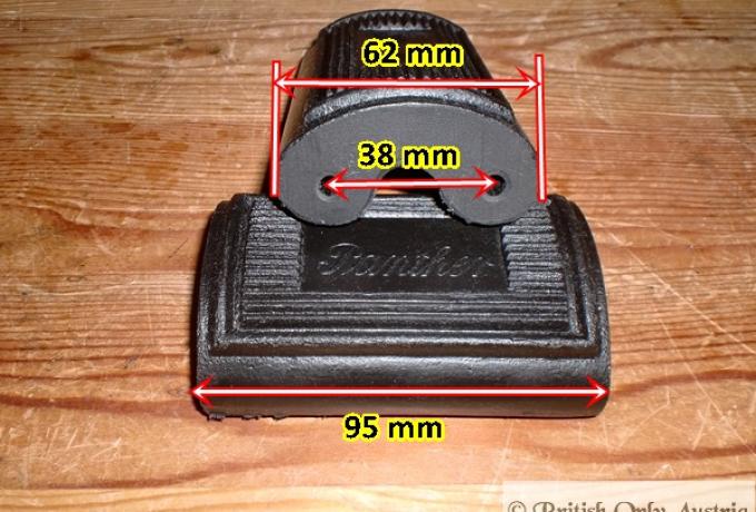 Panther Fußrast- Pedalgummi /Paar