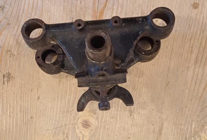 AJS/Matchless G3L Fork crown. Head Stem. Handlebar Lug used