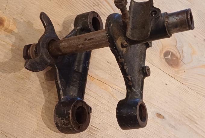 AJS/Matchless G3L Fork crown. Head Stem. Handlebar Lug used