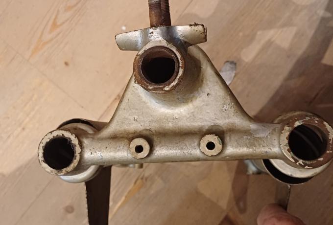 AJS/Matchless G3L Fork crown. Head Stem. Handlebar Lug used