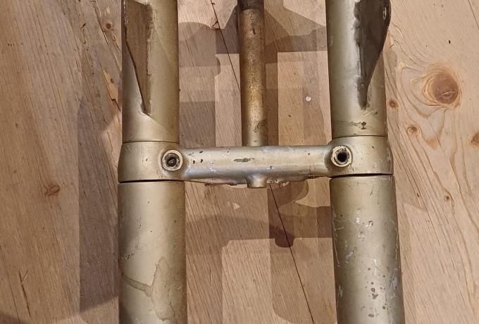 AJS/Matchless G3L Fork crown. Head Stem. Handlebar Lug used